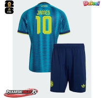 Kolumbia James Rodriguez #10 Koszulka Wyjazdowa dzieci MŚ 2026 Krótki Rękaw (+ krótkie spodenki)